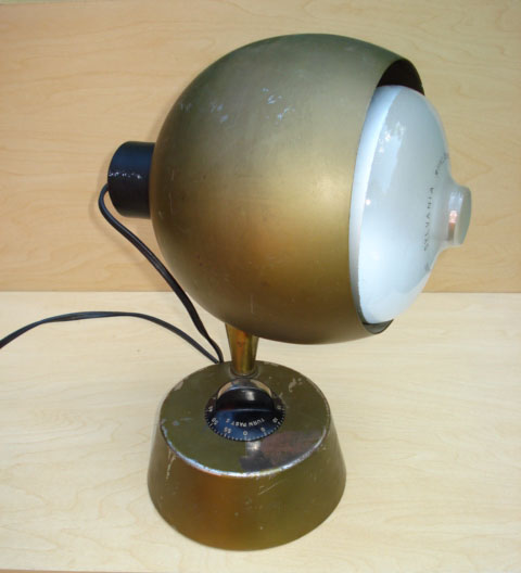 Fifties vintage art deco styled Heat Lamp or Sun Lamp For Sale at R-Kade in Massachusetts